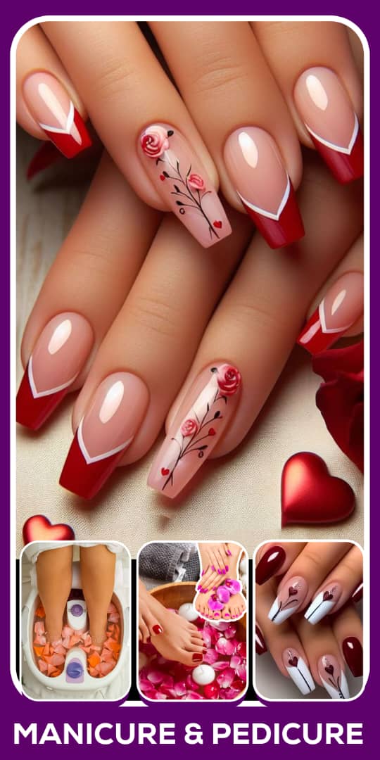 Manicures and Pedicures